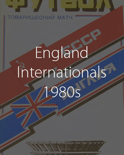England Internationals 1980s
