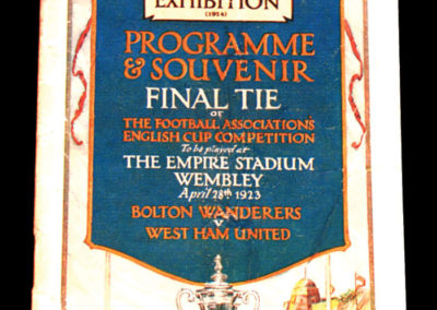 FA Cup Final - Bolton v West Ham 28.04.1923