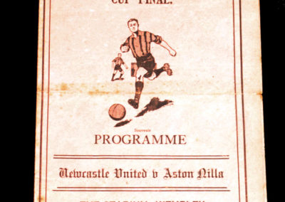 FA Cup Final - Newcastle v Aston Villa 26.04.1924 - Pirate Programme