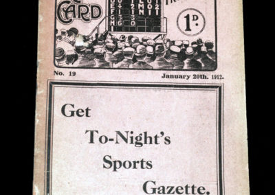 Middlesbrough v Sheffield Wednesday 20.01.1912