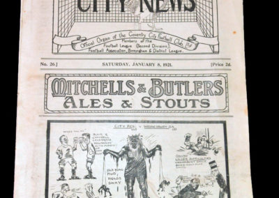 Coventry v Port Vale 08.01.1921