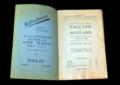 England v Scotland 21.04.1928