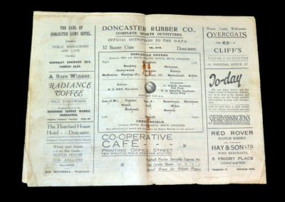 Doncaster v Chesterfield 15.9.1928