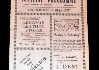 Chesterfield v Hull 24.01.1931