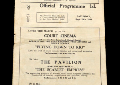 Wigan v Nelson 29.09.1934