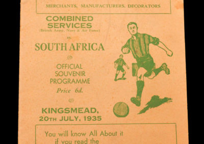 Combined Services v South Africa 20.07.1935