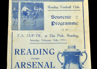 Reading v Arsenal 16.02.1935
