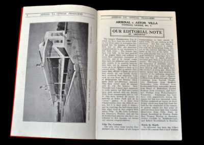 Arsenal v Aston Villa 18.04.1936