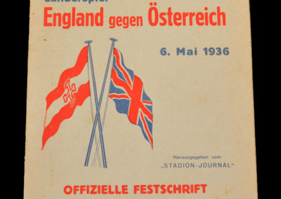 Austria v England 06.05.1936