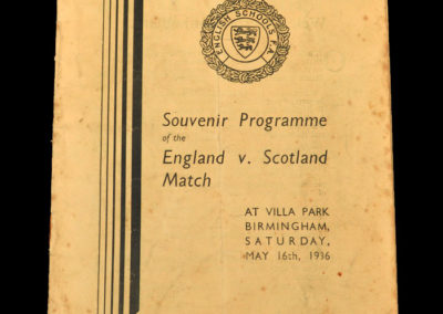 England v Scotland 16.05.1936