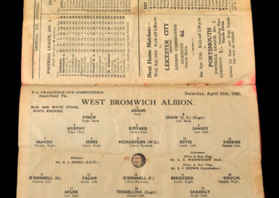 West Brom v Preston 10.04.1937