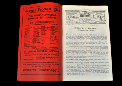England v Hungary 02.12.1936