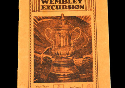FA Cup Final - Sunderland v Preston 01.05.1937 - Railway Excursion and Ticket