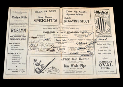 England v New Zealand 05.06.1937