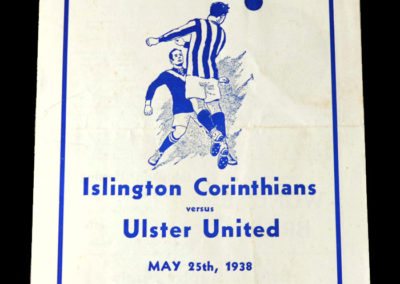 Islington Corinthians v Ulster United Toronto 25.05.1938