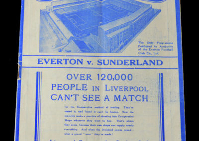 Everton v Sunderland 22.01.1938 4th Round 0-1