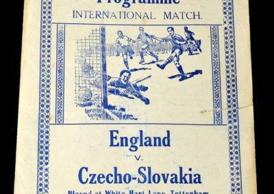 England v Czechoslovakia 01.12.1937