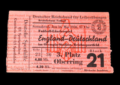 Germany v England 14.05.1938