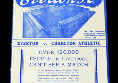 Everton v Charlton 16.04.1938