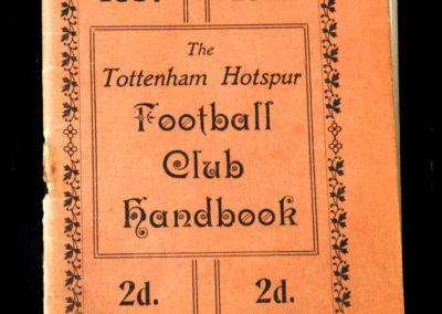 Spurs Club Handbook 1937/1938