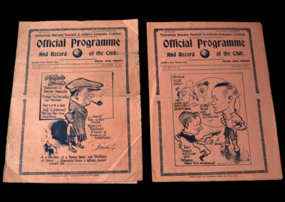 Spurs v Barnsley 25.09.1937 | Spurs v Manchester Utd 09.10.1937