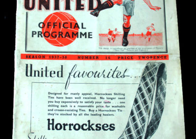 Spurs v Manchester Utd 19.02.1938