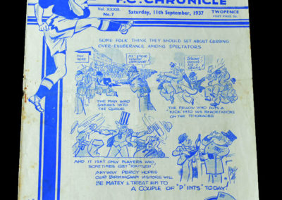 Chelsea v Birmingham 11.09.1937