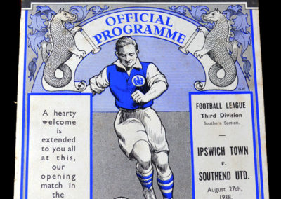 Ipswich v Southend 27.08.1938