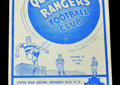 QPR V Aldershot 12.11.1938