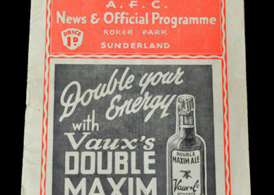 Sunderland Reserves v Throckley 12.11.1938