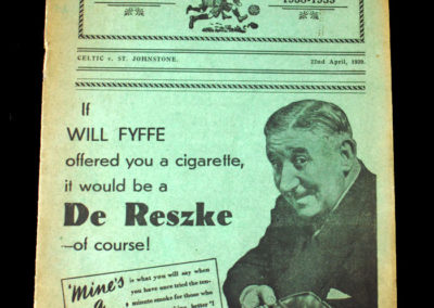 Celtic v St Johnstone 22.04.1939