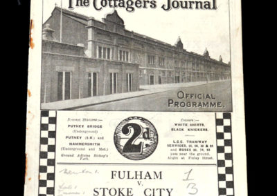 Fulham v Stoke City 26.11.1932