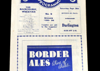 Wrexham v Darlington 28.09.1935