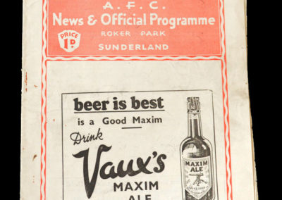 Sunderland v Bolton 07.12.1935
