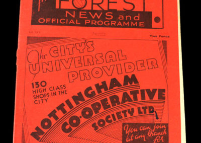 Notts Forset v Southampton 16.09.1936