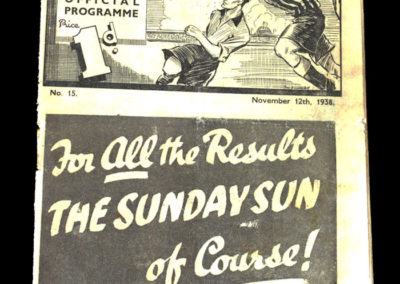Newcastle v Fulham 12.11.1938