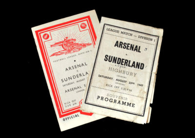 Arsenal v Sunderland 23.08.1947