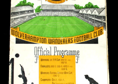 Arsenal v Wolves 18.10.1947