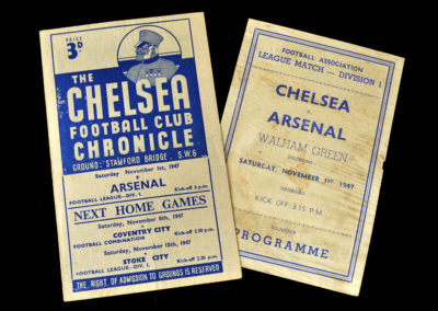 Arsenal v Chelsea 01.11.1947
