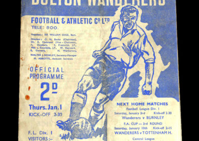 Arsenal v Bolton 01.01.1948