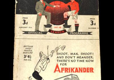 Arsenal v Man Utd 17.01.1948