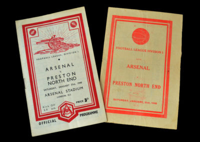 Arsenal v Preston North End 31.01.1948