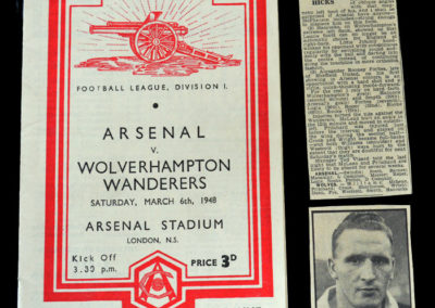 Arsenal v Wolves 06.03.1948