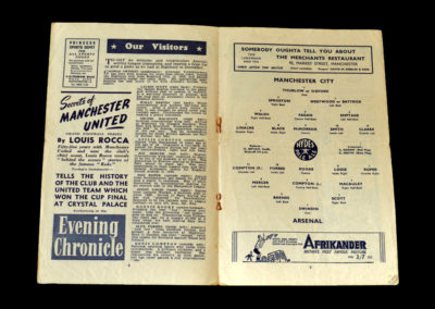 Arsenal v Man City 24.04.1948