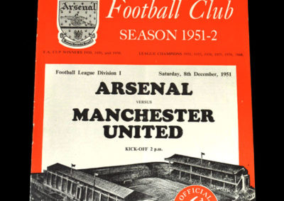 Man Utd v Arsenal 08.12.1951