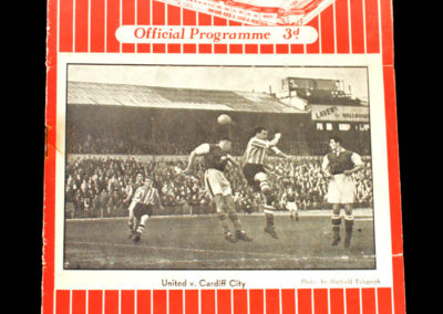 Chelsea v Sheff Utd 20.09.1954
