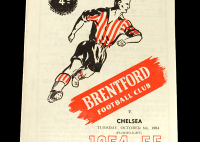 Chelsea v Brentford 05.10.1954 - Floodlight Game