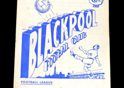 Chelsea v Blackpool 23.10.1954