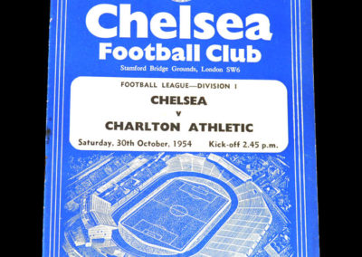 Chelsea v Charlton 30.10.1954