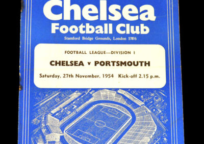 Chelsea v Portsmouth 27.11.1954
